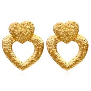 ๐2/$30 New Zara Textured Heart Earrings